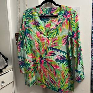Lily Pulitzer 3/4 Length Top